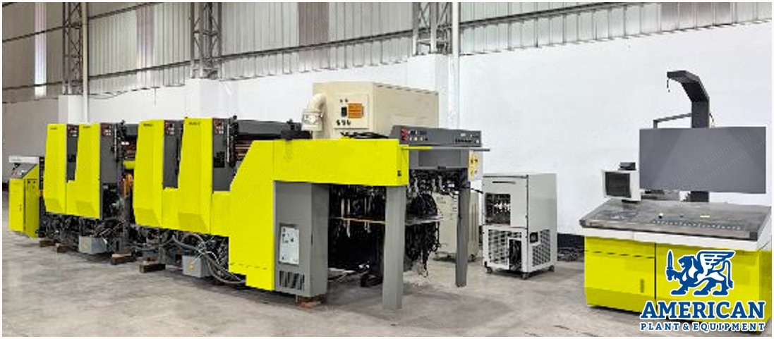 Komori, LS426, 2007, 4 Colors, SAPC, Alcolor Dampening