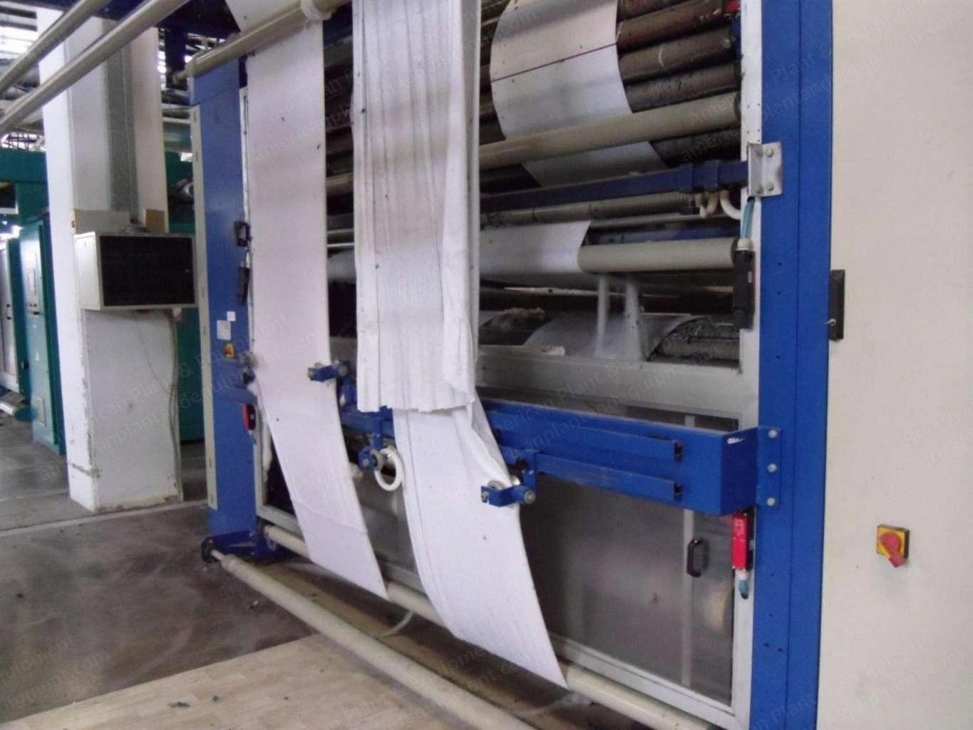 Unitech Comet, Pegasus X6, 2002, Raising Machine, Width 2370mm, 2 Drums, 24 Cylinders