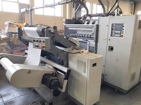 Venus II Slitter Rewinder, 1100mm Web Width, 800 m/min, Mitsubishi PLC