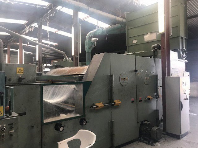 Double Doffer Card and Cross-Lapper, 3000mm Working Width, 1988