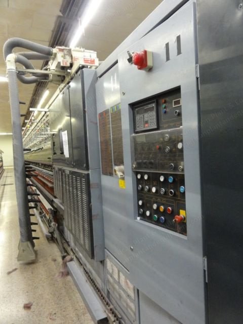 Cognetex, FTCL/8R, 1993-1995, Worsted Spinning Frames, 640 Spindles, Ring Dia. 55mm, Linked with Savio Espero Winders