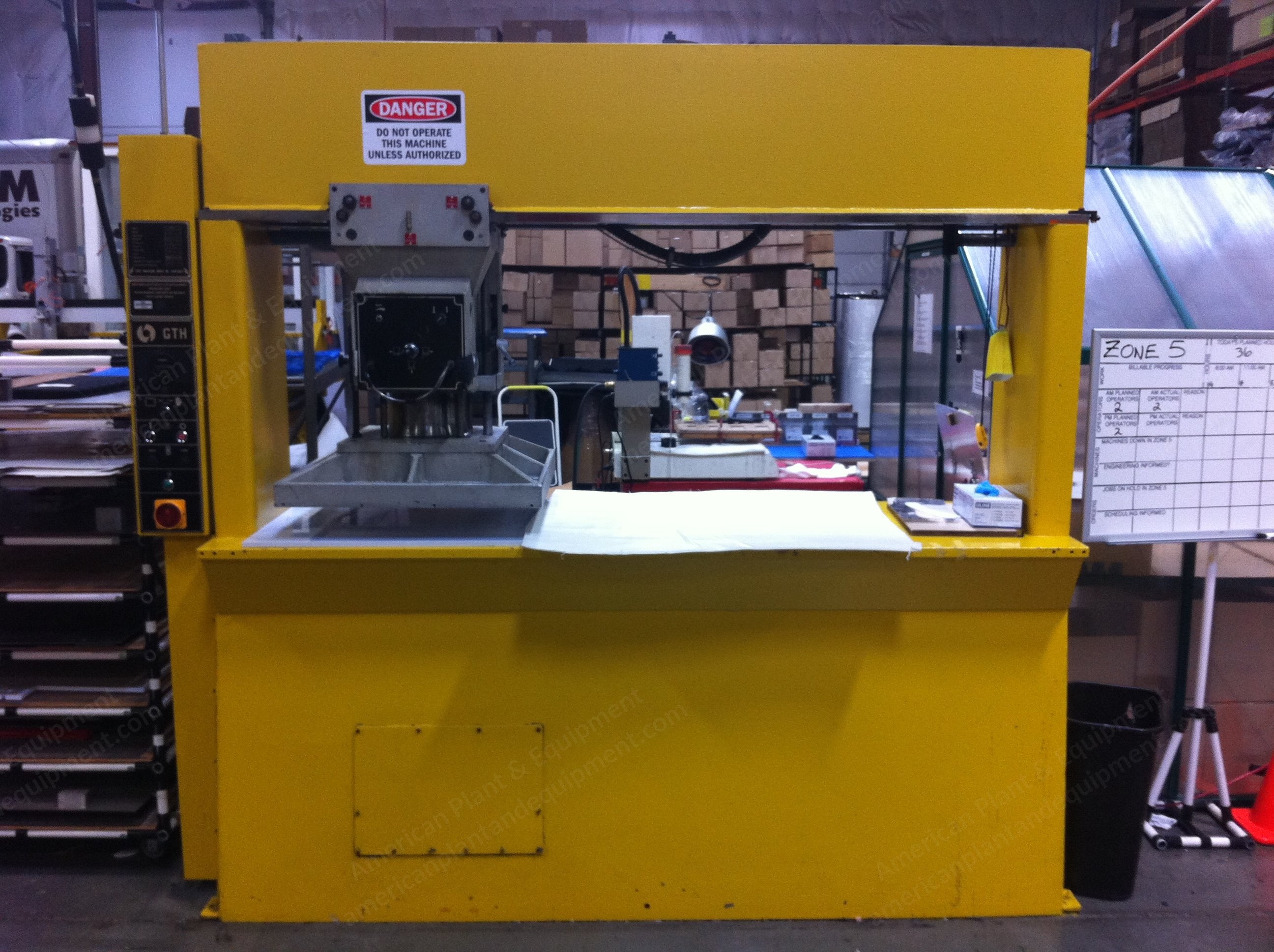 USM, GTH-P 2065, 34 Ton Traveling Head Die Cutter, 2000mm Width, 650x650mm Head Size