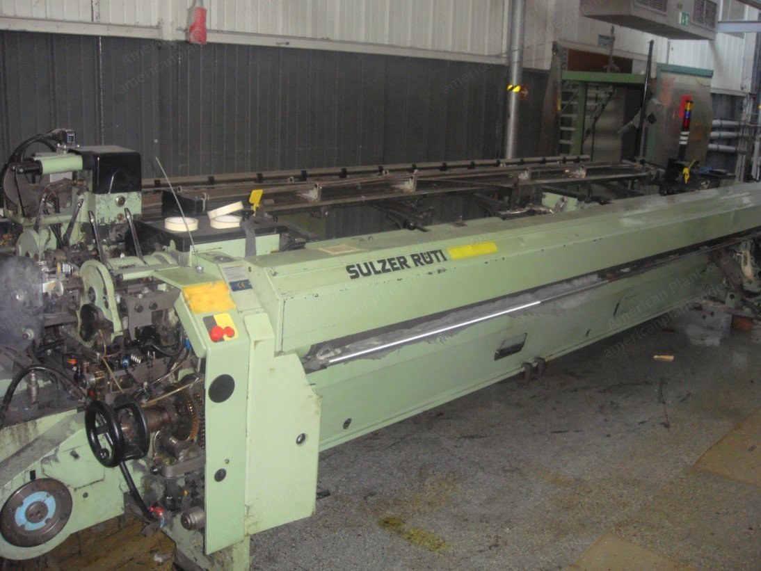 Sulzer, P7200, P7100, PU, TW, Weaving Looms, 1986 to 1998, Widths 85" to 153", 2 to 4 Colors
