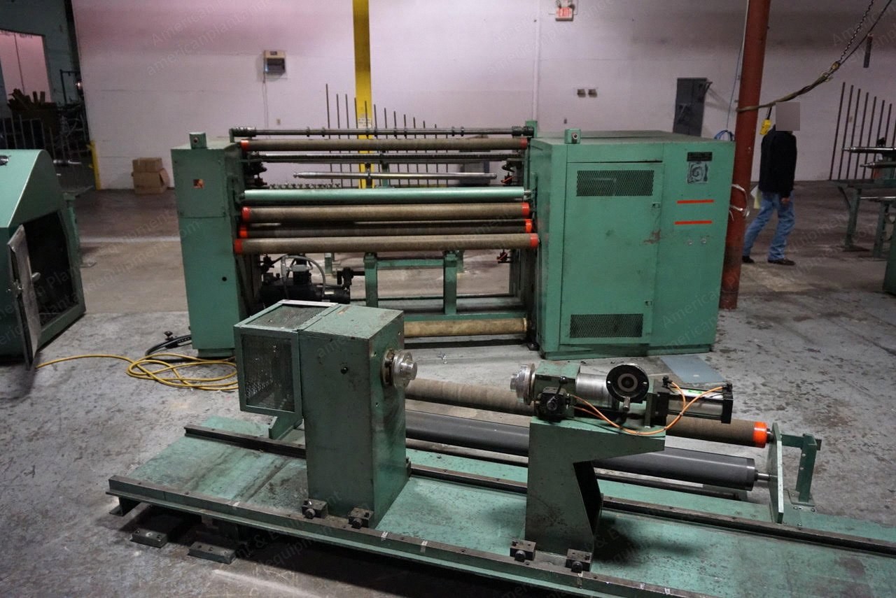 Dusenbery, 815-BR, 72" Web Width, Duplex Slitter Rewinder, 28" Rewind Diameter, 50" Unwind Diameter, 20HP