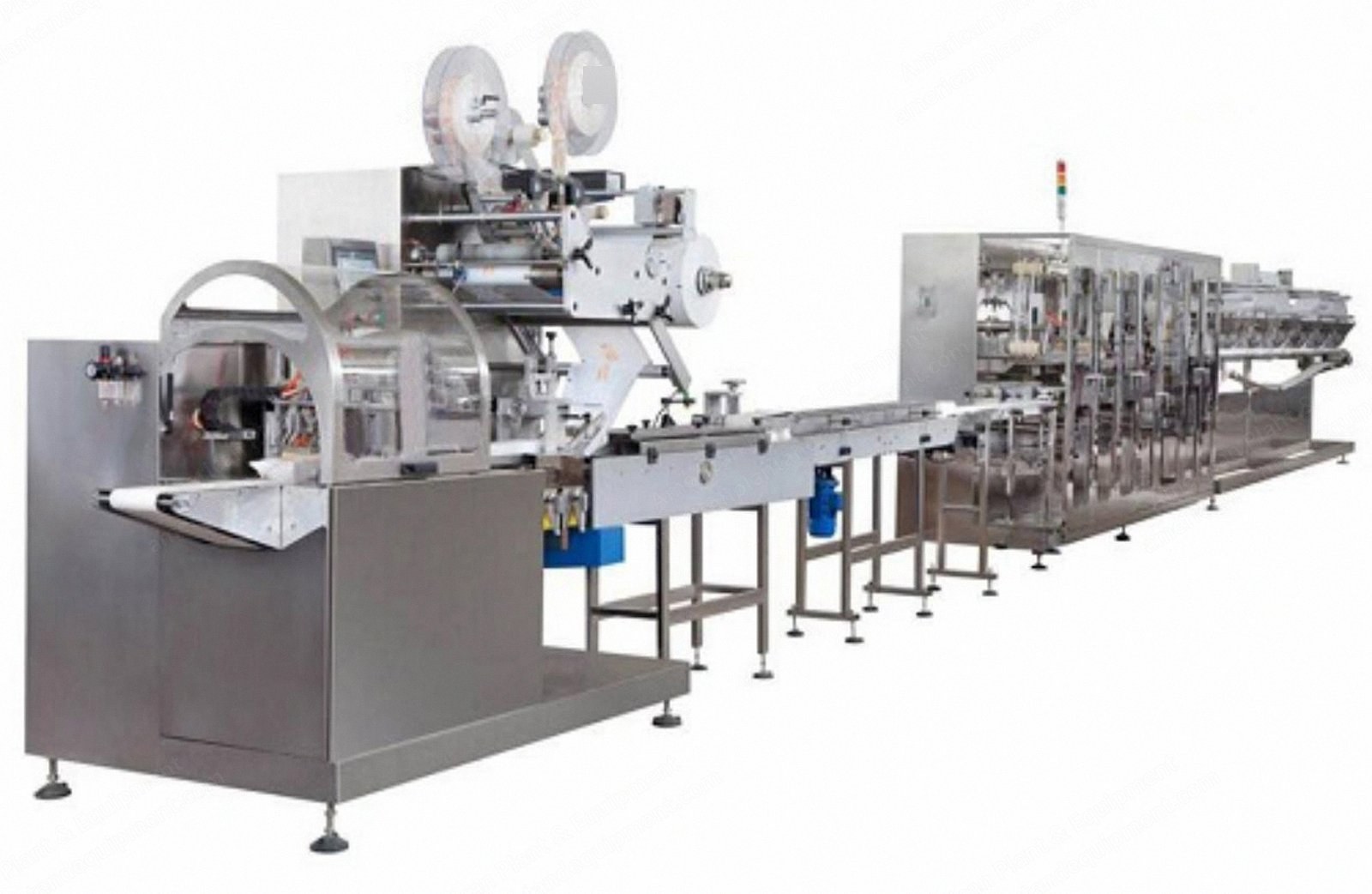 NovaStar, WP152, Wet Wipes Machine, Capacity 30 to 120 Pieces per Pack, 3500 to 4800 Pieces per Minute, 12200x2450x2200mm