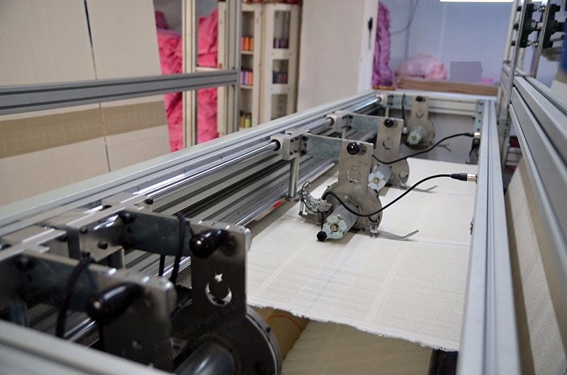 Azim, Length Cutting Machine for Terry Fabric, 2014, 300 to 2000mm Working Width, 4 Automatic Cutting Blades