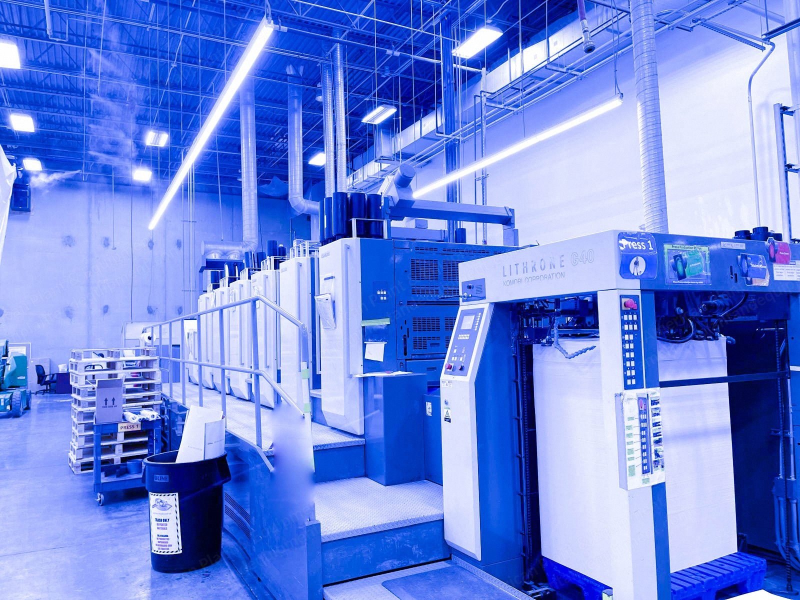 Komori, GL640-C, 2014, 6-Color Hybrid Press, Baldwin UV, FAPC