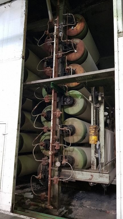 Morrison, Indigo Rope Dyeing Line, 1985, 36 Ropes, 60 Rolls Dryer, 28 m/min Speed