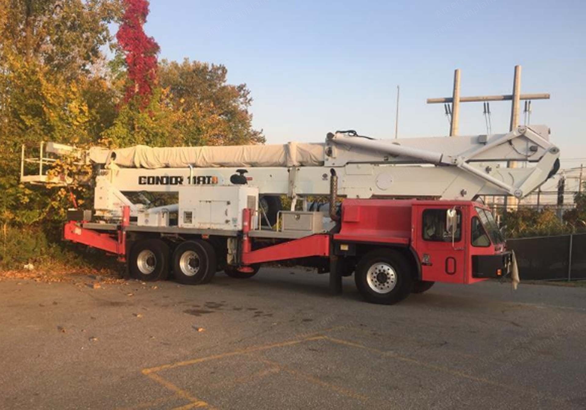 Condor Lift, 118-I, 118' Working Height, 1500 lbs Platform Capacity, 750 lbs Jib/Winch Capacity