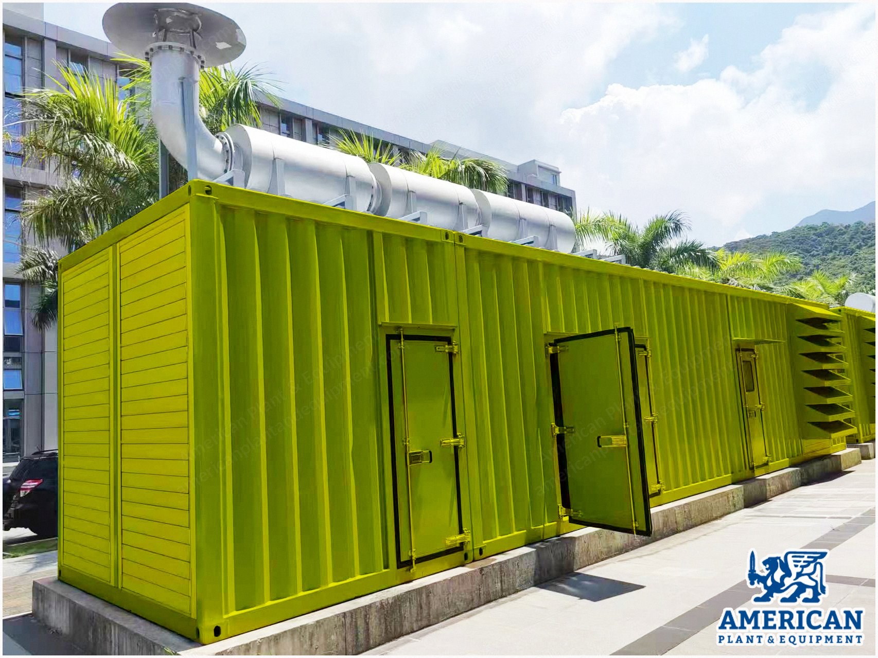 MTU, 20V4000G23, 2022, 2200 kW, 400V, 50 Hz, ABB Alternator, Containerized