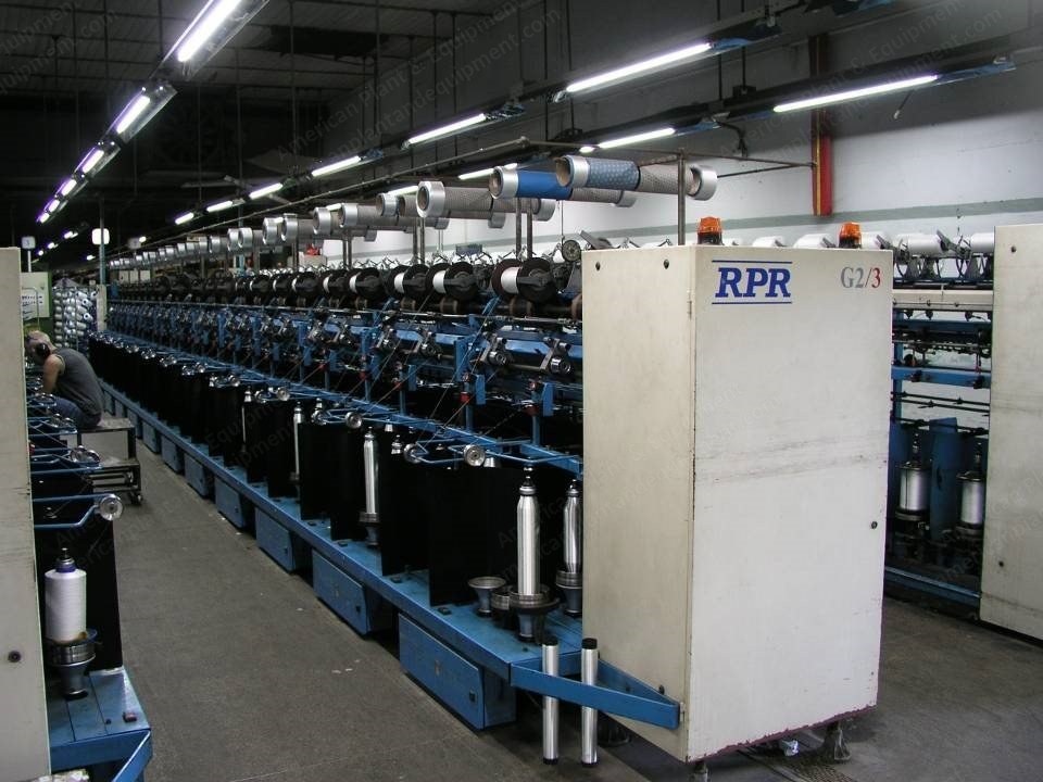 RPR, G 2/3, 1991, Twisting and Plying Machine, 48 Spindles, 15.36m Length