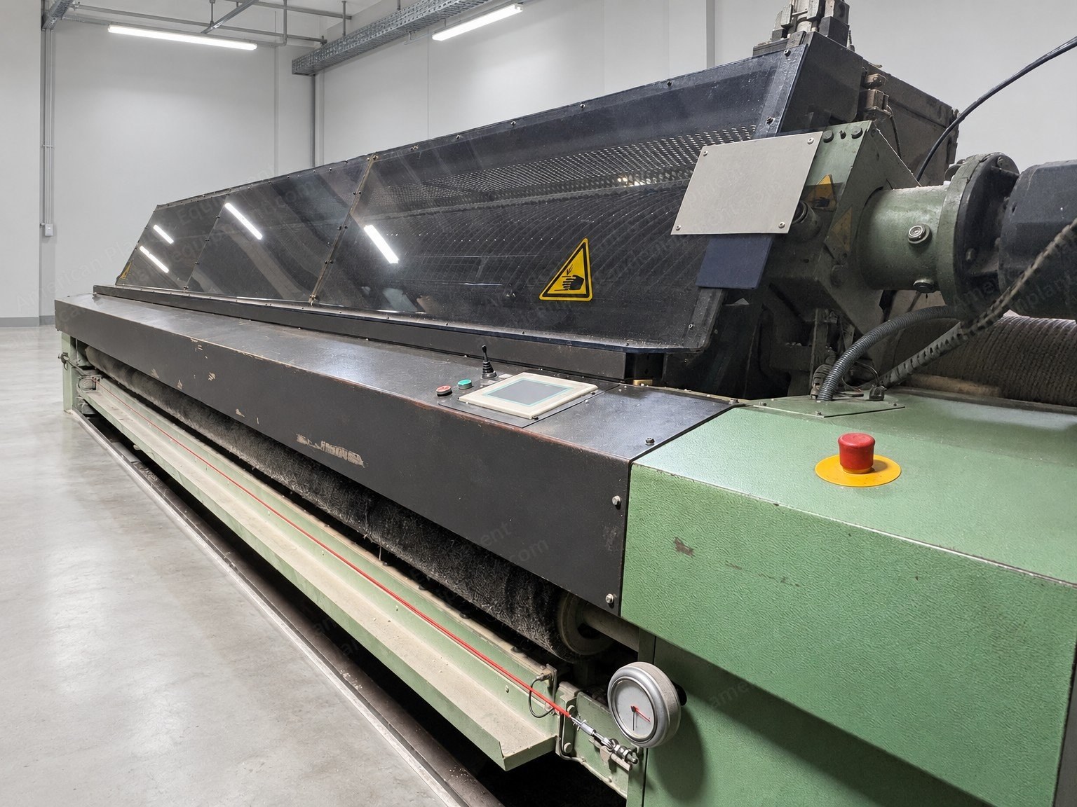 Mtec, Carpet Shearing Plant, 5.2 m Working Width, 3 Heads, with Metal Detector and Dust Plant