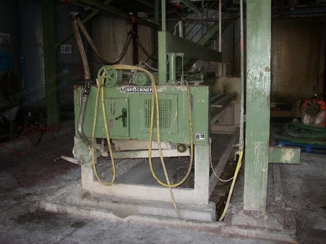 Bruckner, Small Wall to Wall Backing Plant, Width 3m to 5m, Thermic Oil Heated, 3 Chambers