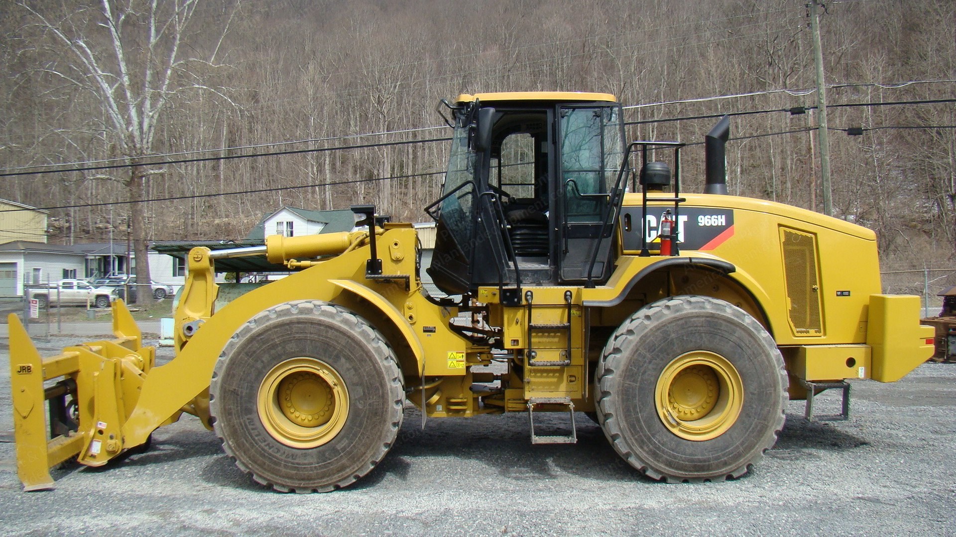 Caterpillar, 966H, 2010, Wheel Loader, 5.5 Yard Bucket, 84 Inch Forks