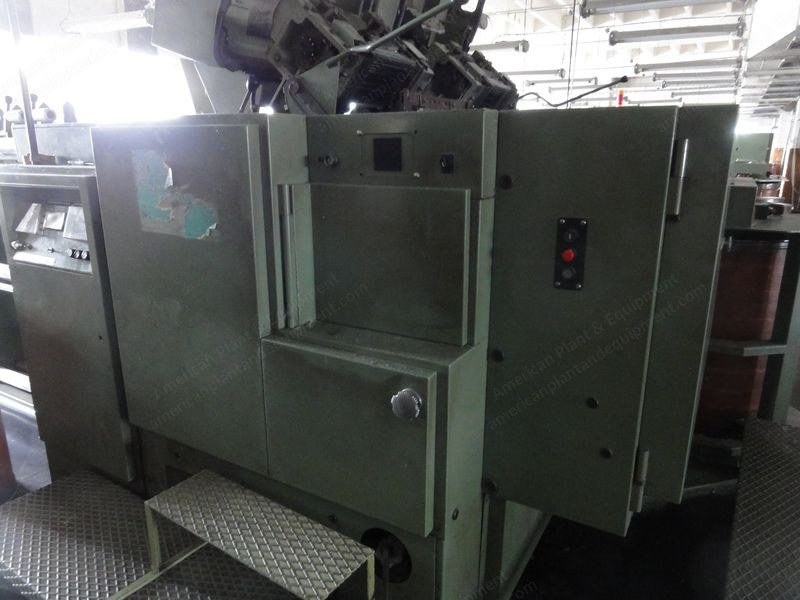 NSC, GN6 19E, 1985, Blender Gill Box, 2 Drafting Heads, Feeding 24 Slivers, Delivery 1 Can 700x1000mm