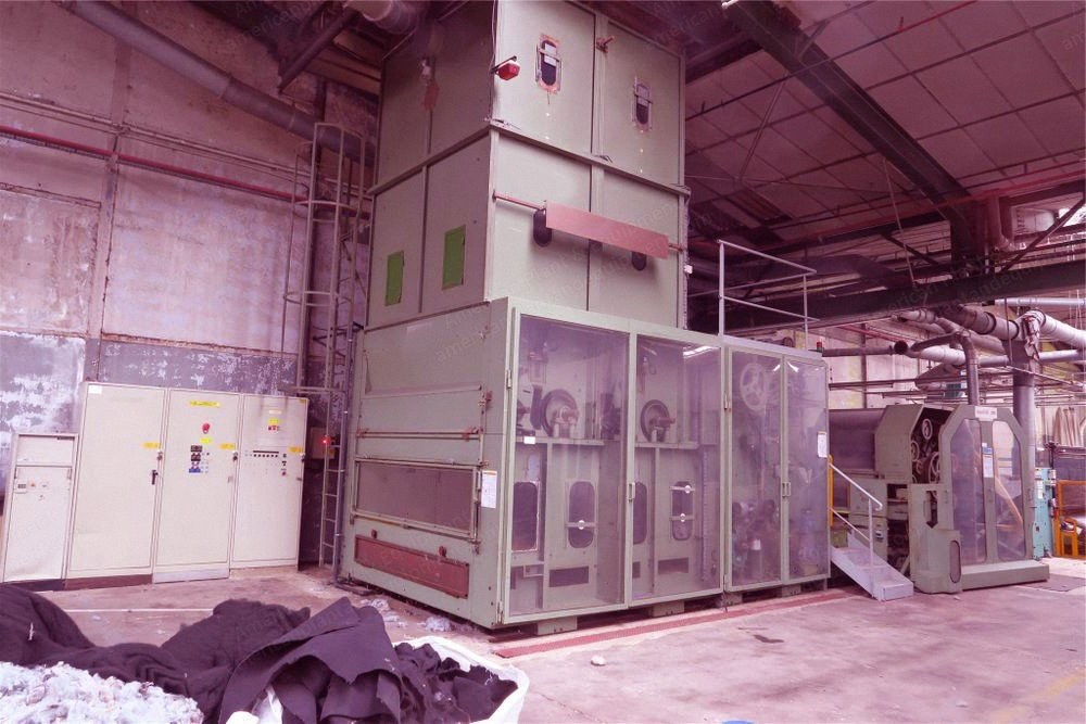 Thibeau, CA6, 1986, Double-Doffer Carding Machine, Working Width 2500mm