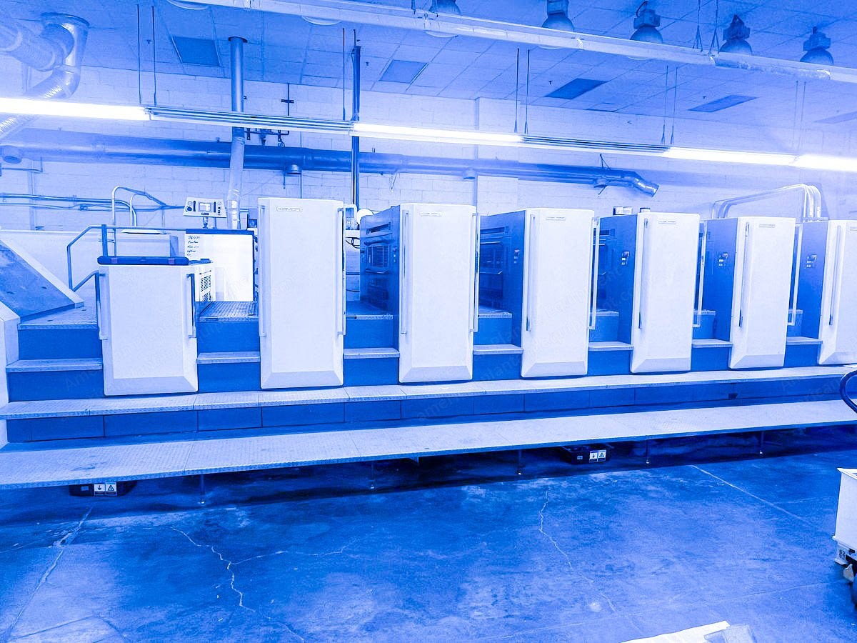 Komori, GL640-C, 2014, 6 Colors, Offset Press with Coater