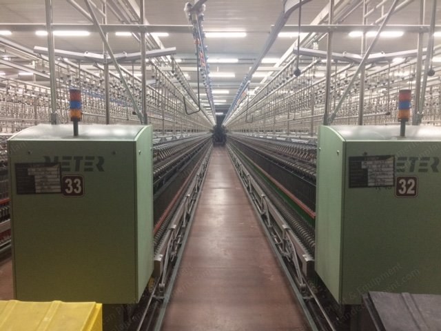 Rieter, Compact Spinning Line, 2008, 10x Rieter K45 Spinning Machines, 16320 Total Spindles, Complete Blowroom & Carding