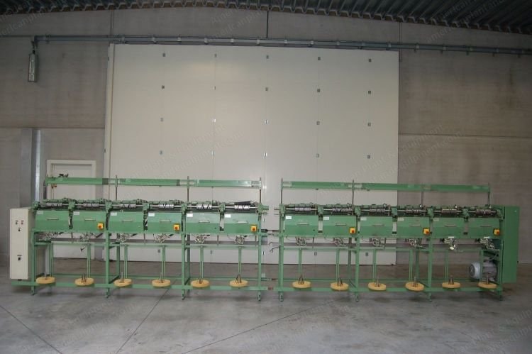 Evilo Cone Winder, 1995, 12 Spindles, 8" Traverse, 5.5 kW