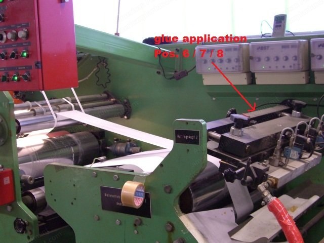 Meltex, Hotmelt Coating Machine, 650mm Coating Width, 660mm Web Width, 5 Unwinders