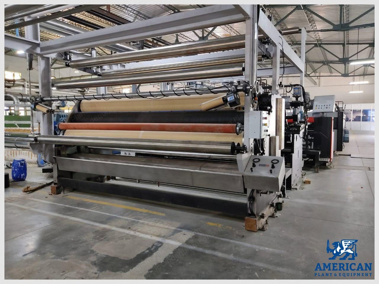 NovaStar, 6 Chamber Clip Stenter Machine, 4000mm Working Width, 2 Bowl Padder, Gas Fired