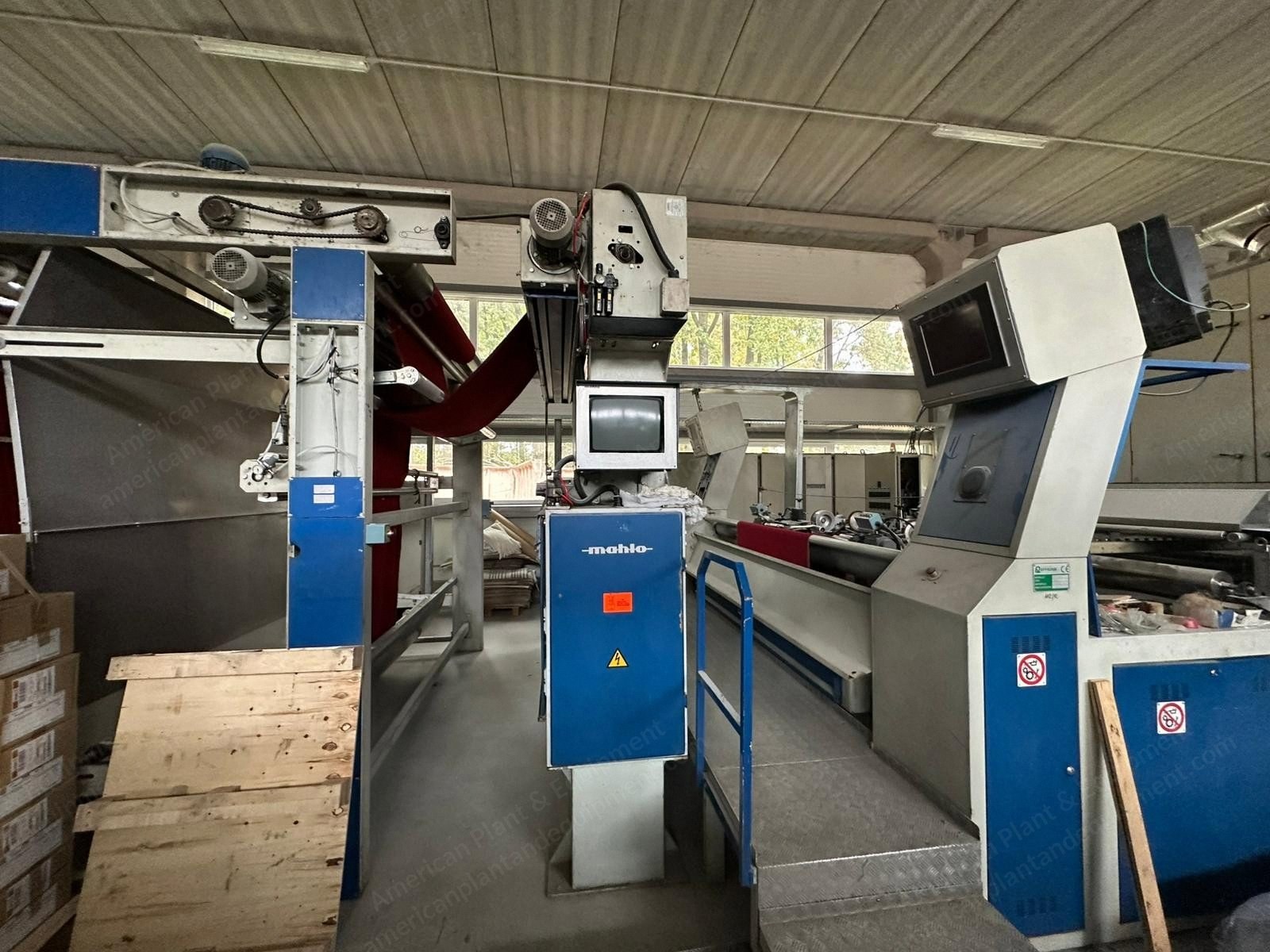 Effedue, TLS, 2003, 2400mm Working Width, Pin Chain, Gas Heated, 3-Pass Stenter Frame