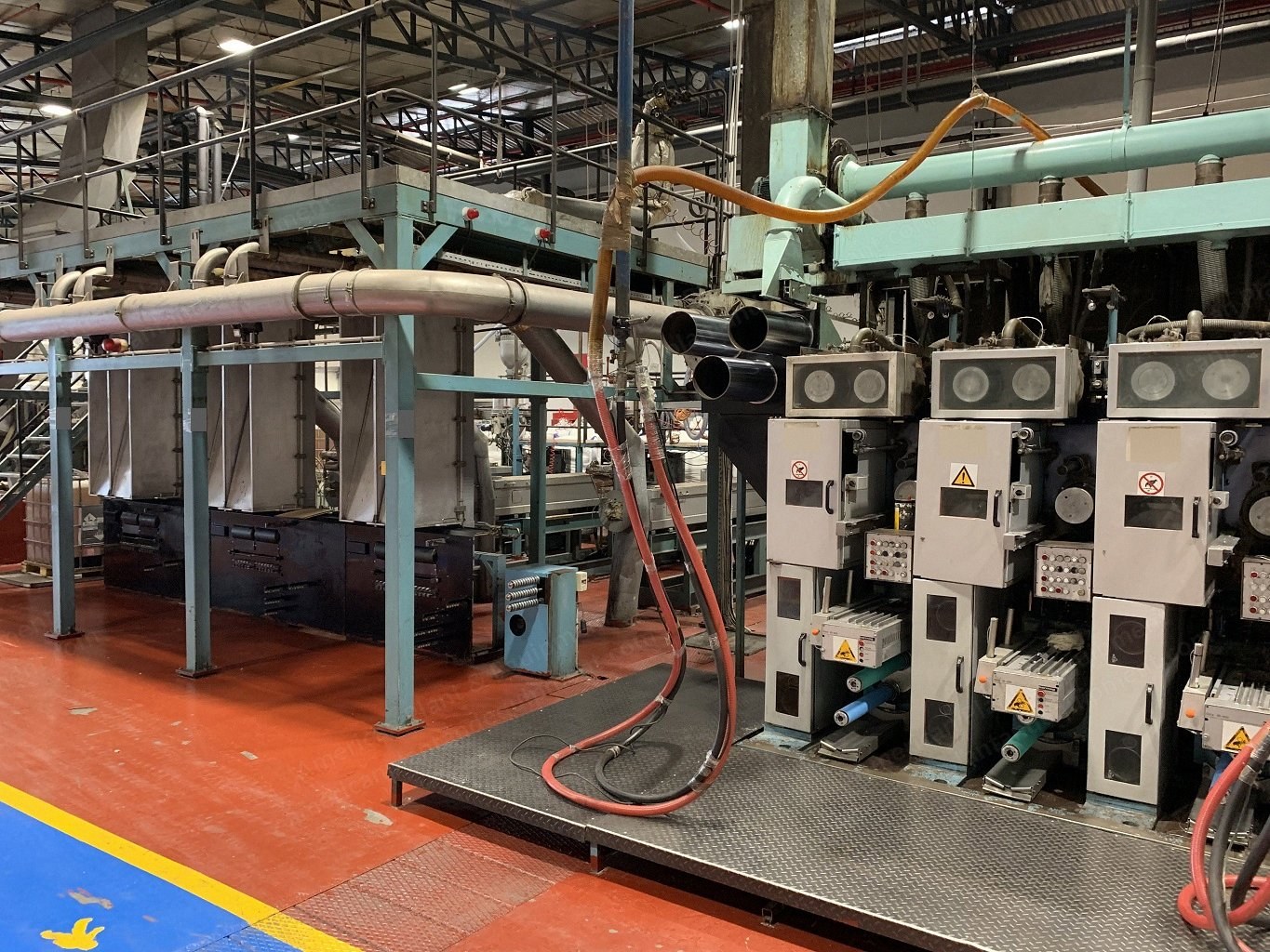 Barmag, STM 16, 1993, Tricolor, 3 Extruders, 12 Ends, 6 Tons/Day