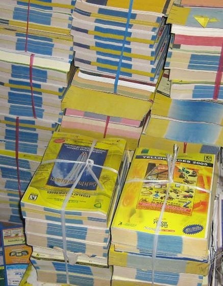 Scrap Yellow Pages and Telephone Directories, 1000 to 2000 MT per Month