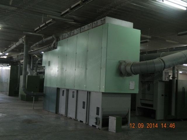 Rieter, Blowroom Line, 1996 to 2004, 8-Piece Complete Spinning Preparation Line