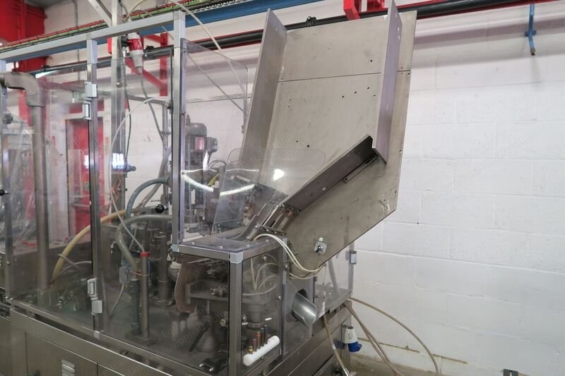 Comadis, 6 C120/230/90, 1990, Plastic Tube Filler, 110 Tubes/Min, 10-50mm Diameter, 2-250ml Fill Volume