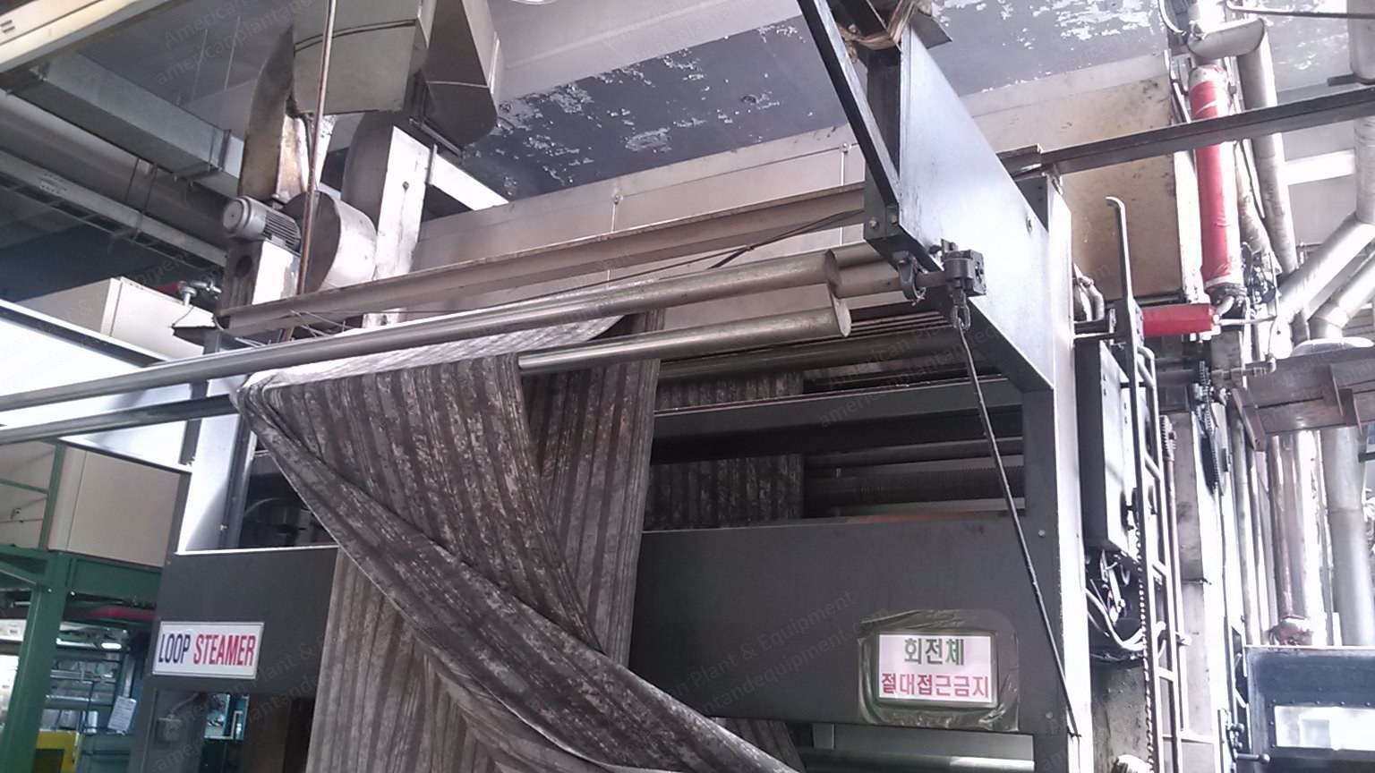 Stork Loop Steamer, 1994, 3600mm Roller Width, 350m Cloth Capacity, Dual Heating