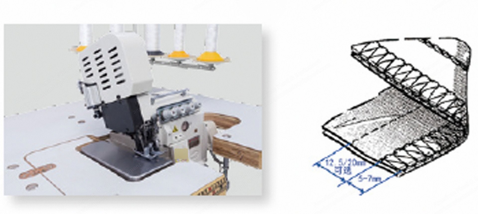 NovaStar, BW177, Mattress Sewing Machine, 2500 RPM, 220V