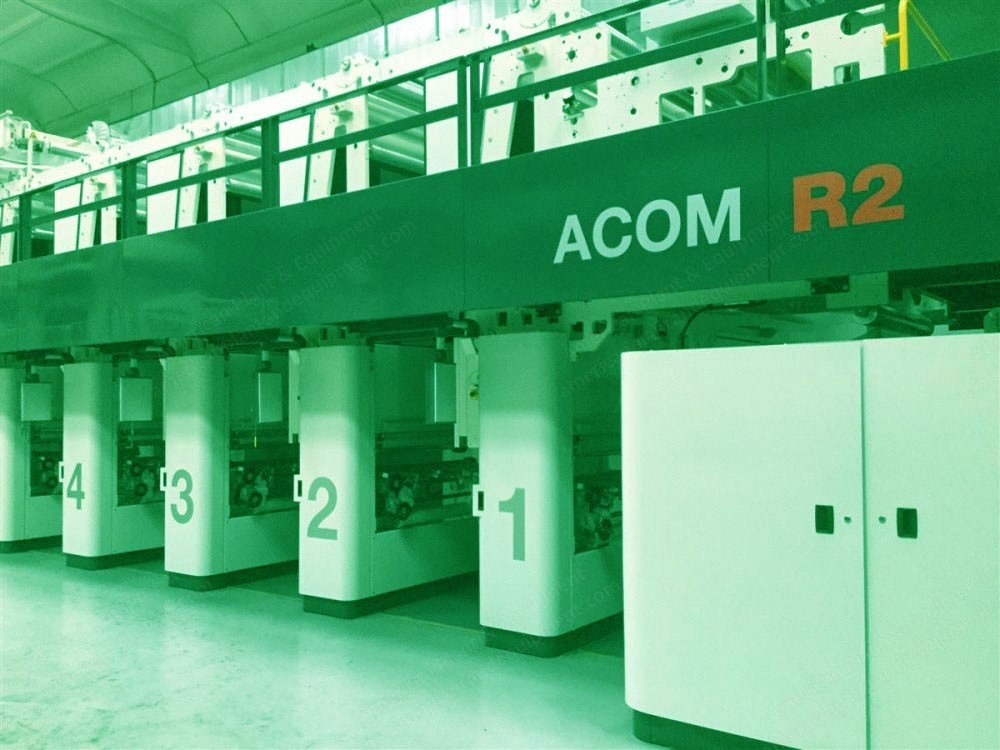 Comexi, Acom R2, 2017, 6 Colors, 1030mm Printing Width, Electronic Shaft