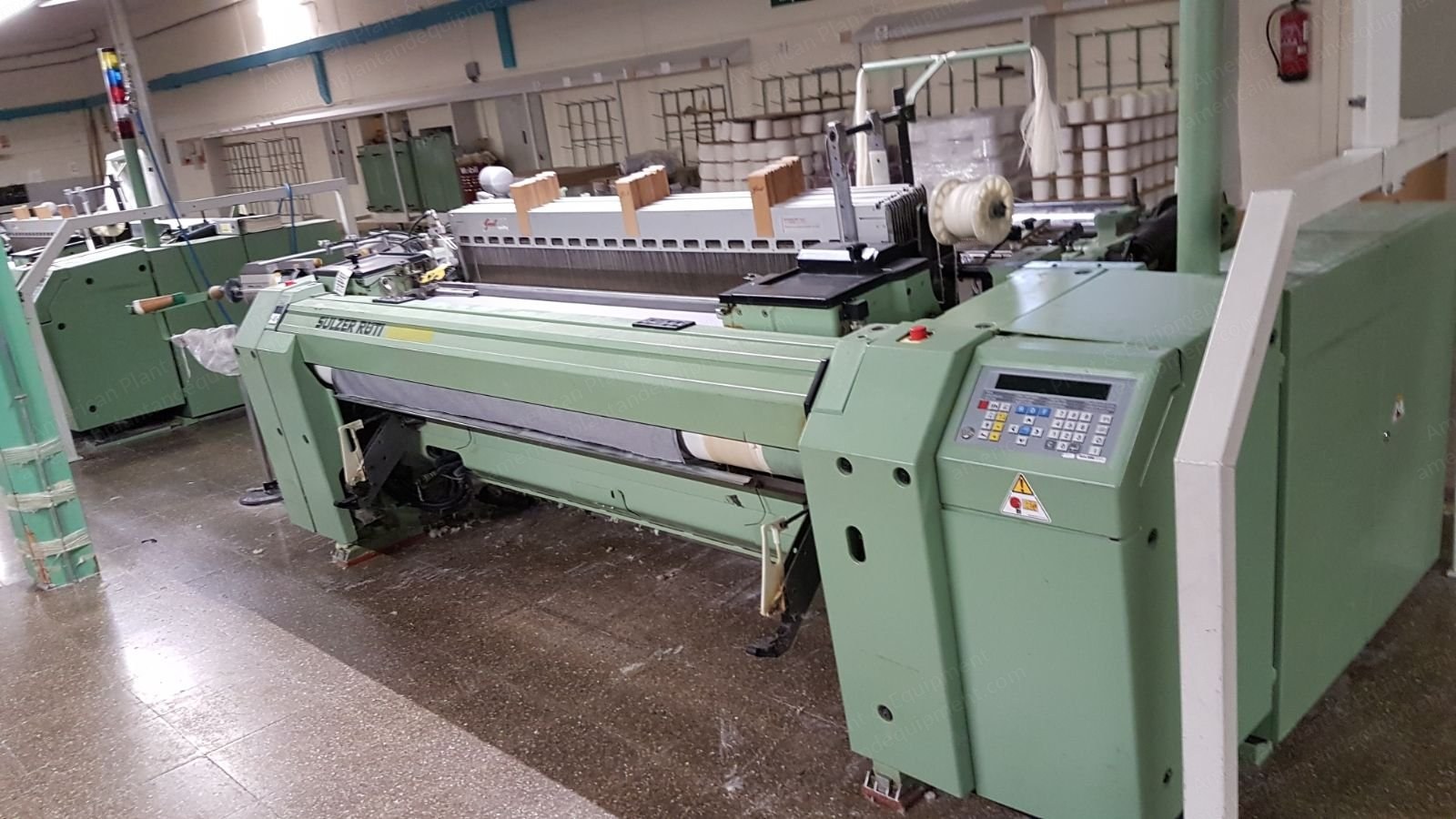 Sulzer, P7200 B390, 1999, Projectile Looms, 153" Width, Staubli Dobby, 2 Weft Feeders