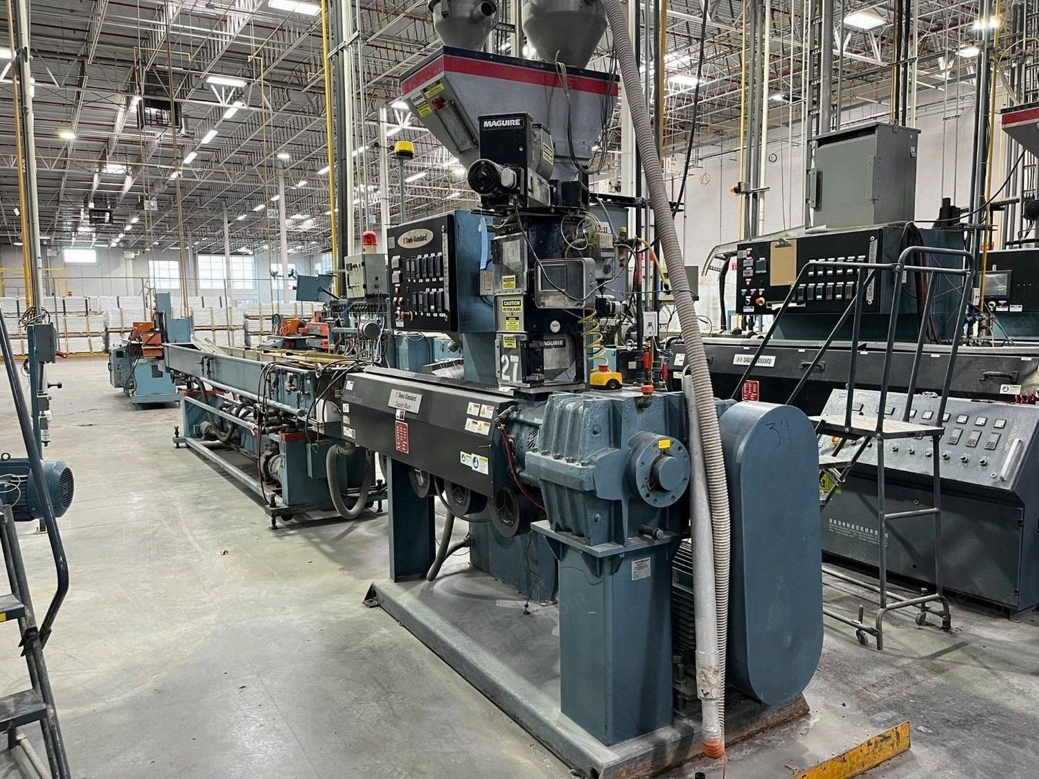 Davis Standard, Super Blue, 2013, 75mm, 24:1 L/D, 50 HP, Air Cooled Extruder