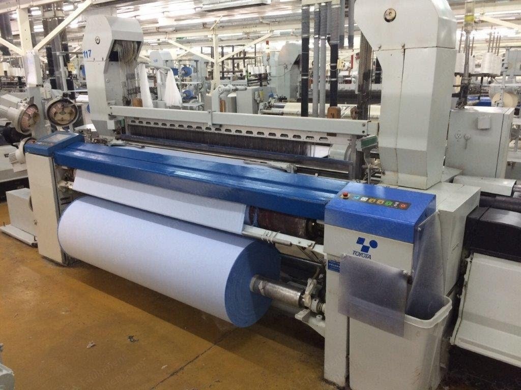 Toyota, JAT 600 JA4S 190 DE EF, 1996, Airjet Weaving Loom, 1900mm Width, Staubli 2580 Electronic Dobby, 4 Colors