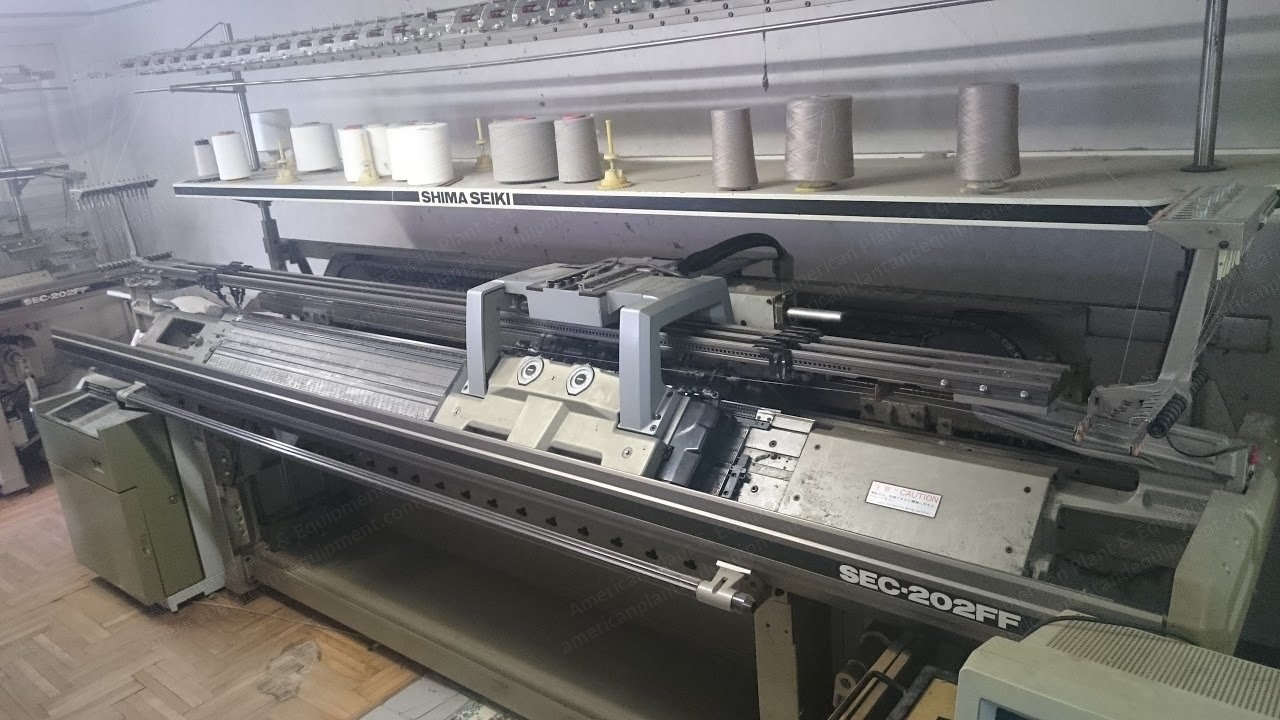 Shima Seiki, SEC 202 FF, 1986, E7 Gauge, Flat Knitting Machine