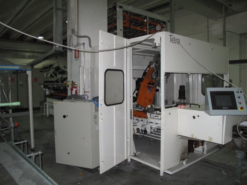 PCMC, TP-R, 2003, Width 2800mm, Speed 500 m/min, 2 Unwinding Stands, Log Saw