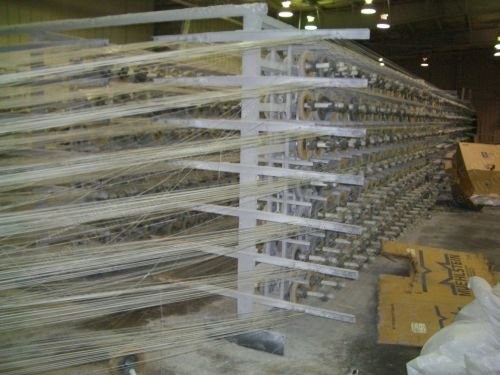Polypropylene Tape Creel, 7 Rows High, 2000 Positions