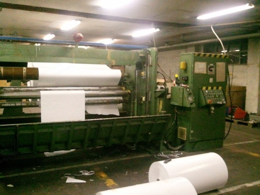 Edelmann, 1984, Surface Slitter Rewinder, 2500mm Max Width, 25-450 g/sqm Paper Thickness