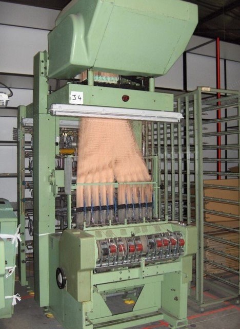 Muller, MVC 150, 1988/1989, Ribbon/Label Jacquard Weaving Looms, 6 Colors