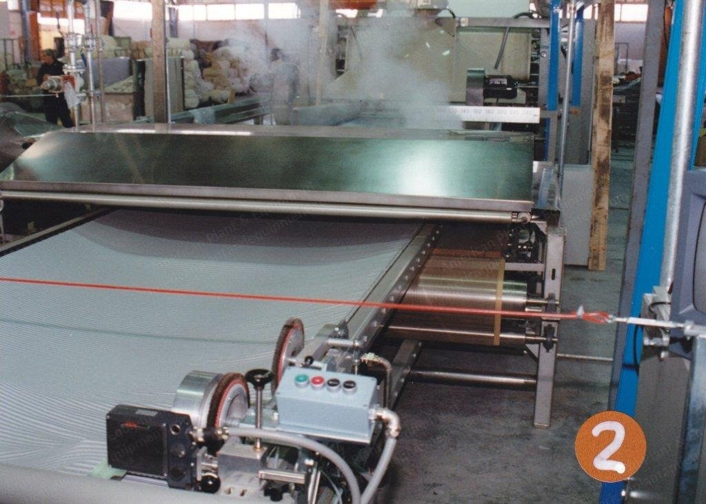 Ferraro, Comtex RA-2500, 1999, Shrinking Compactor with Tenter, 2300mm Working Width, Steam Heat