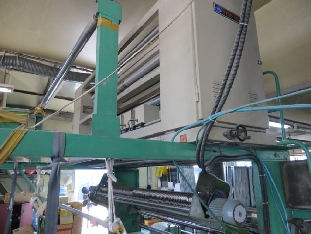 Kuil, Flat Bed Screen Printer, 1993, 1700mm Belt Width, 10 Colors, Dryer