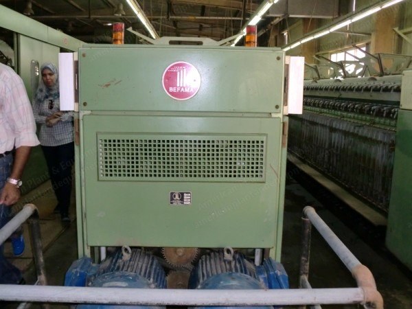 Befama Card Machine, 1998, 2.5m Width, 11.3mm Condenser Tape, 3 Swift