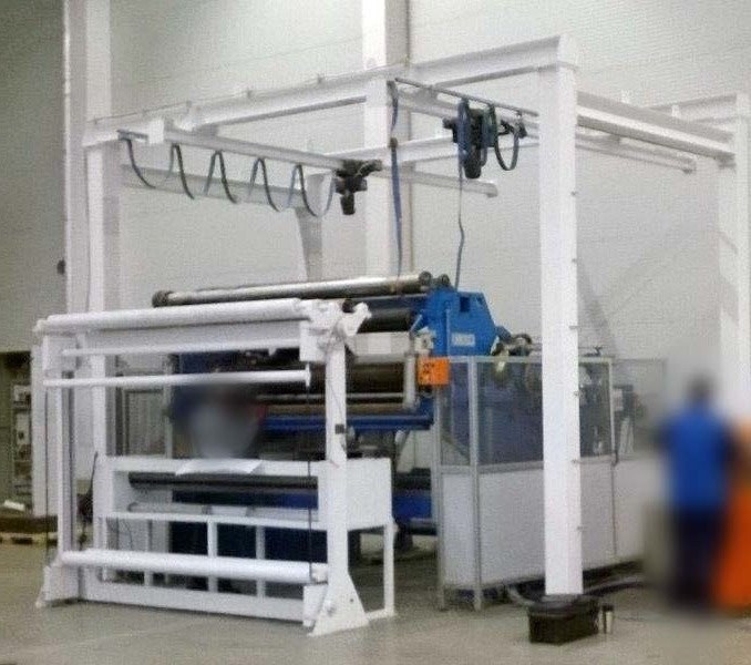 Acelli, 602, 1996, Winder, Working Width 2300mm, Max Roll Diameter 1500mm, Working Speed 180m/min