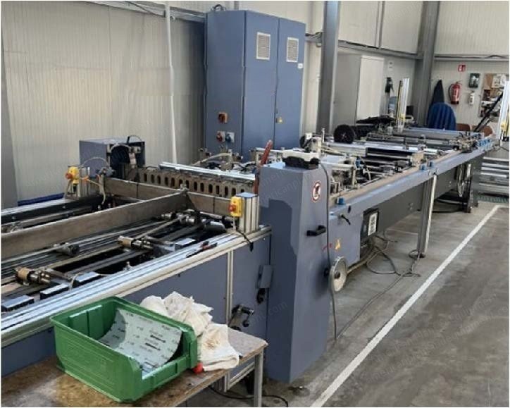 Hettler Maschinenbau, Cotton String Bag, 2016, Cotton String Bag Making Machine, Working Width 615mm, 1 Lane, Conveyor Table