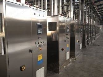 Obem, BSM32, 2003, Complete Cone Dyeing Plant, 197 Horizontal Tubes, 25400 kg/24h Capacity