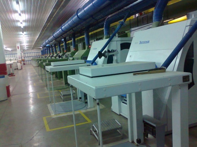 Trutzschler, Schlafhorst, Open End Spinning Plant, 2002 to 2007, 14 Cards, 12 Drawing Frames, 9 Autocoro OE Machines