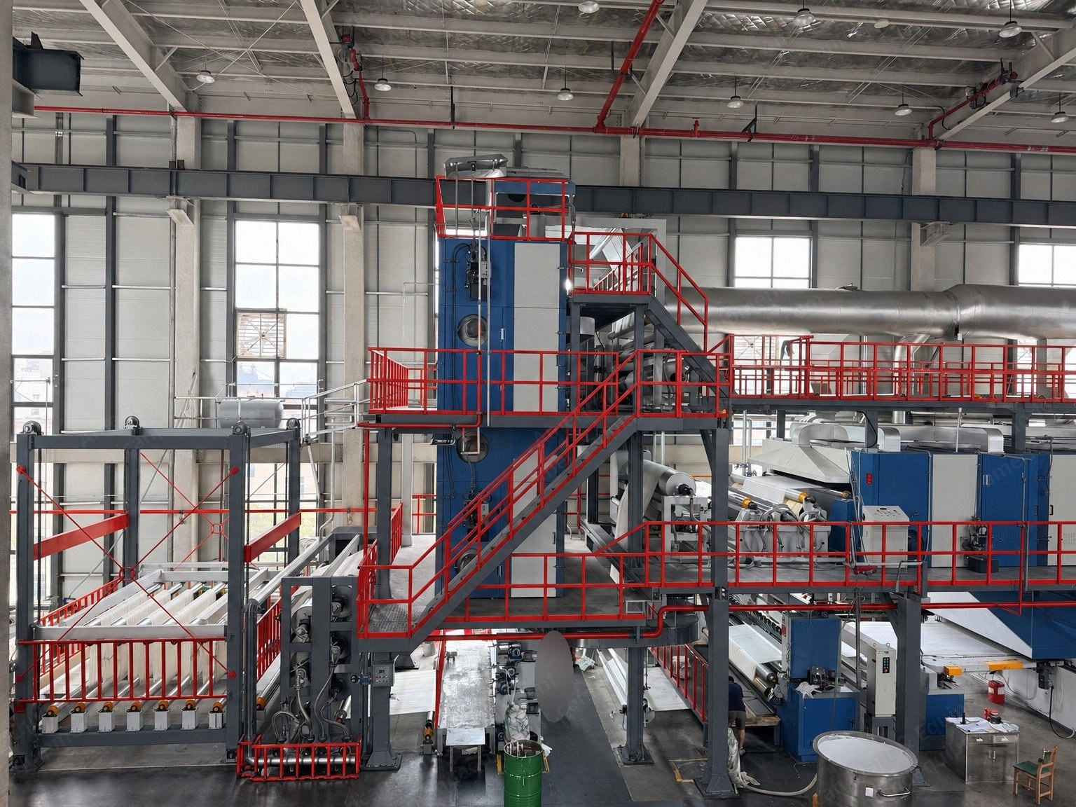 NovaStar, CG225, PVC Tarpaulin Knife Coating Line, 3,800 mm (149.6 in) Roller Width, Three Coating and Drying Stations, Three Lacquer Stations