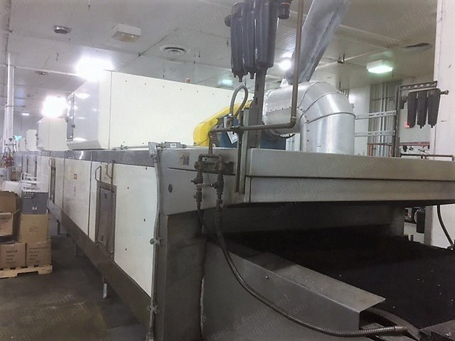 Danish Food Equipment, Meincke Delta Three, 2005, 5 Zones, 48" Wide Belt x 104' Long, Indirect Fired Tunnel Oven